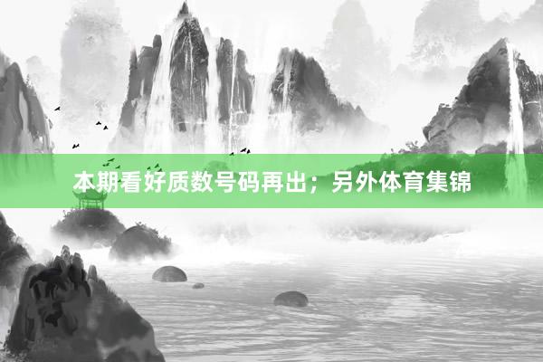 本期看好质数号码再出；另外体育集锦