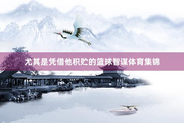 尤其是凭借他积贮的篮球智谋体育集锦