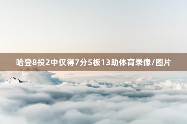 哈登8投2中仅得7分5板13助体育录像/图片