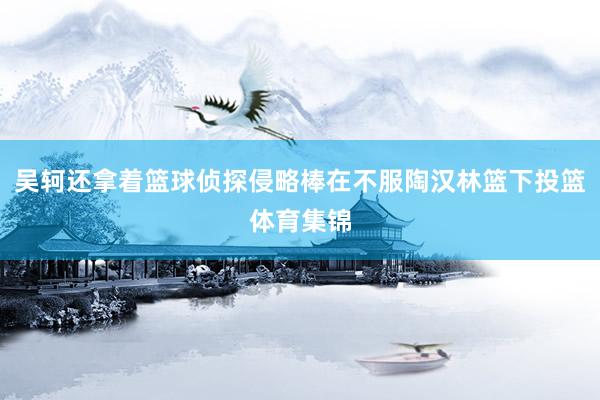 吴轲还拿着篮球侦探侵略棒在不服陶汉林篮下投篮体育集锦