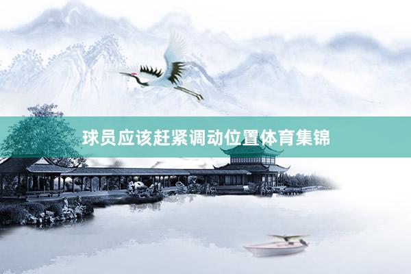 球员应该赶紧调动位置体育集锦