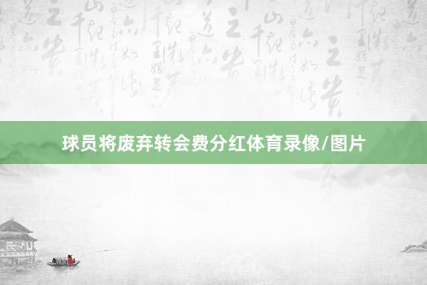 球员将废弃转会费分红体育录像/图片