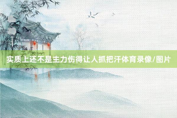 实质上还不是主力伤得让人抓把汗体育录像/图片