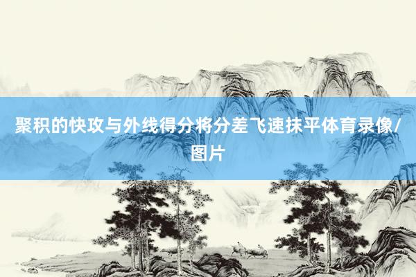 聚积的快攻与外线得分将分差飞速抹平体育录像/图片