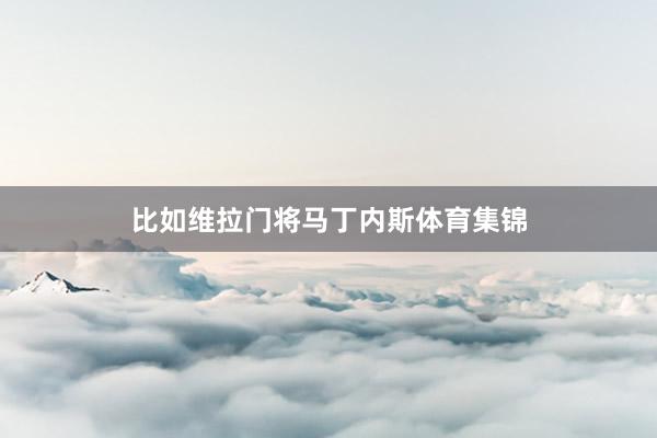 比如维拉门将马丁内斯体育集锦