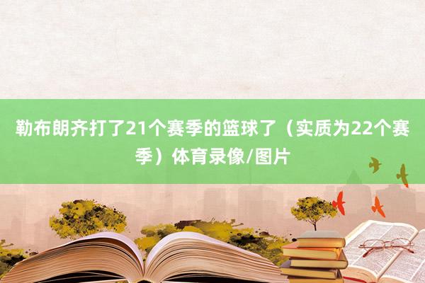 勒布朗齐打了21个赛季的篮球了（实质为22个赛季）体育录像/图片