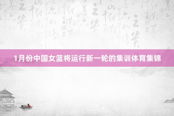 1月份中国女篮将运行新一轮的集训体育集锦