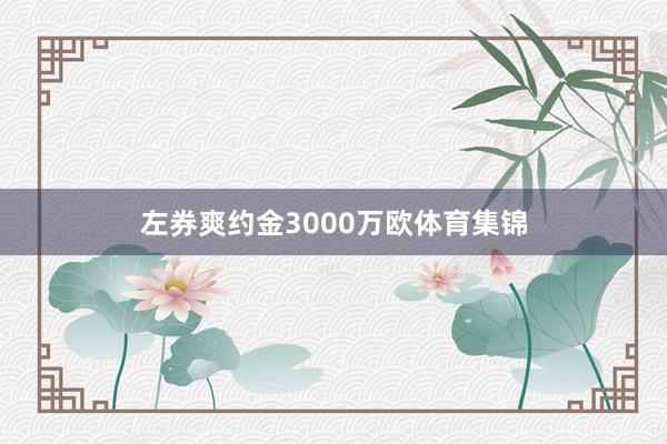 左券爽约金3000万欧体育集锦