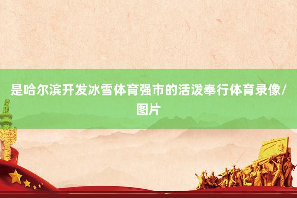是哈尔滨开发冰雪体育强市的活泼奉行体育录像/图片
