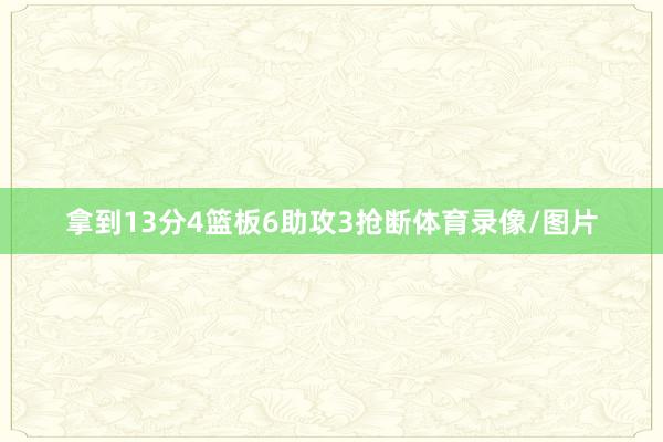 拿到13分4篮板6助攻3抢断体育录像/图片