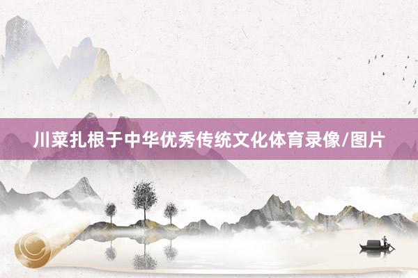 川菜扎根于中华优秀传统文化体育录像/图片