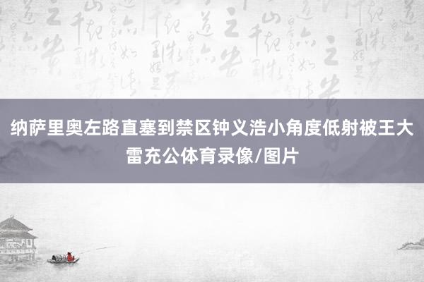 纳萨里奥左路直塞到禁区钟义浩小角度低射被王大雷充公体育录像/图片