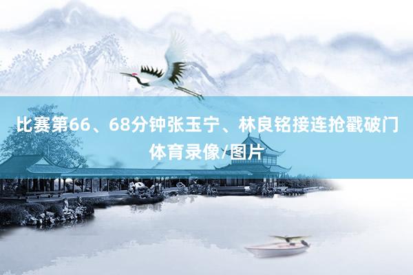比赛第66、68分钟张玉宁、林良铭接连抢戳破门体育录像/图片