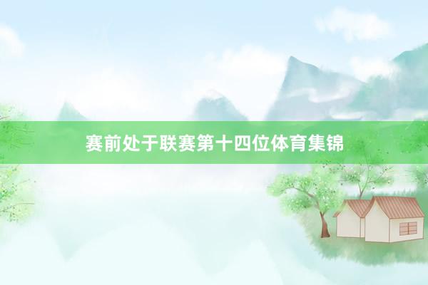 赛前处于联赛第十四位体育集锦