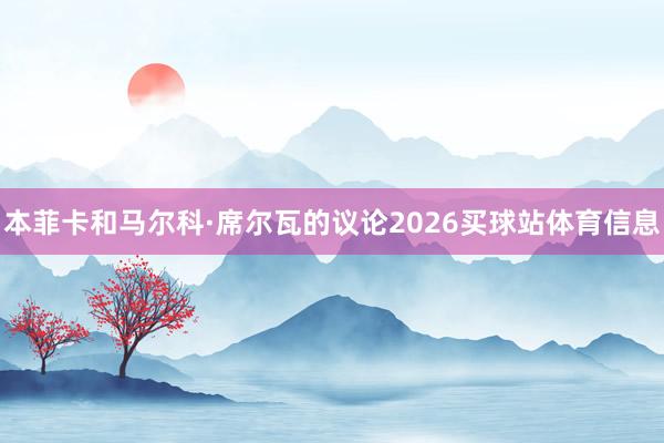 本菲卡和马尔科·席尔瓦的议论2026买球站体育信息